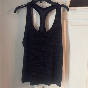 Lululemon Black Camouflage Women's Tank Top